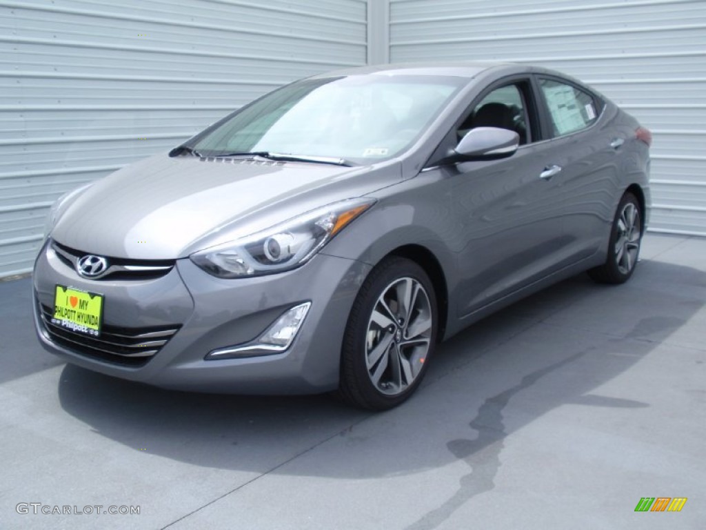 2014 Elantra Limited Sedan - Gray / Gray photo #7