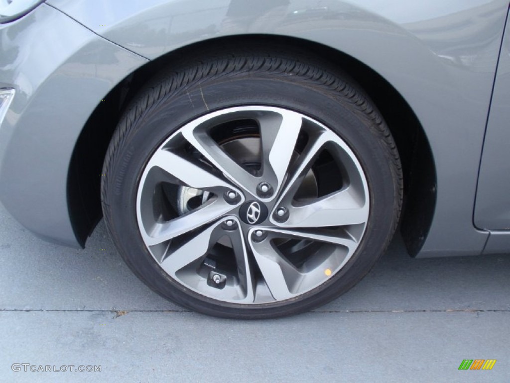 2014 Elantra Limited Sedan - Gray / Gray photo #12