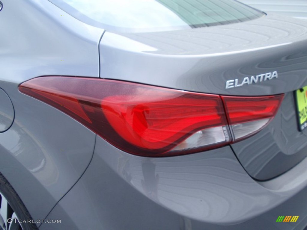 2014 Elantra Limited Sedan - Gray / Gray photo #13