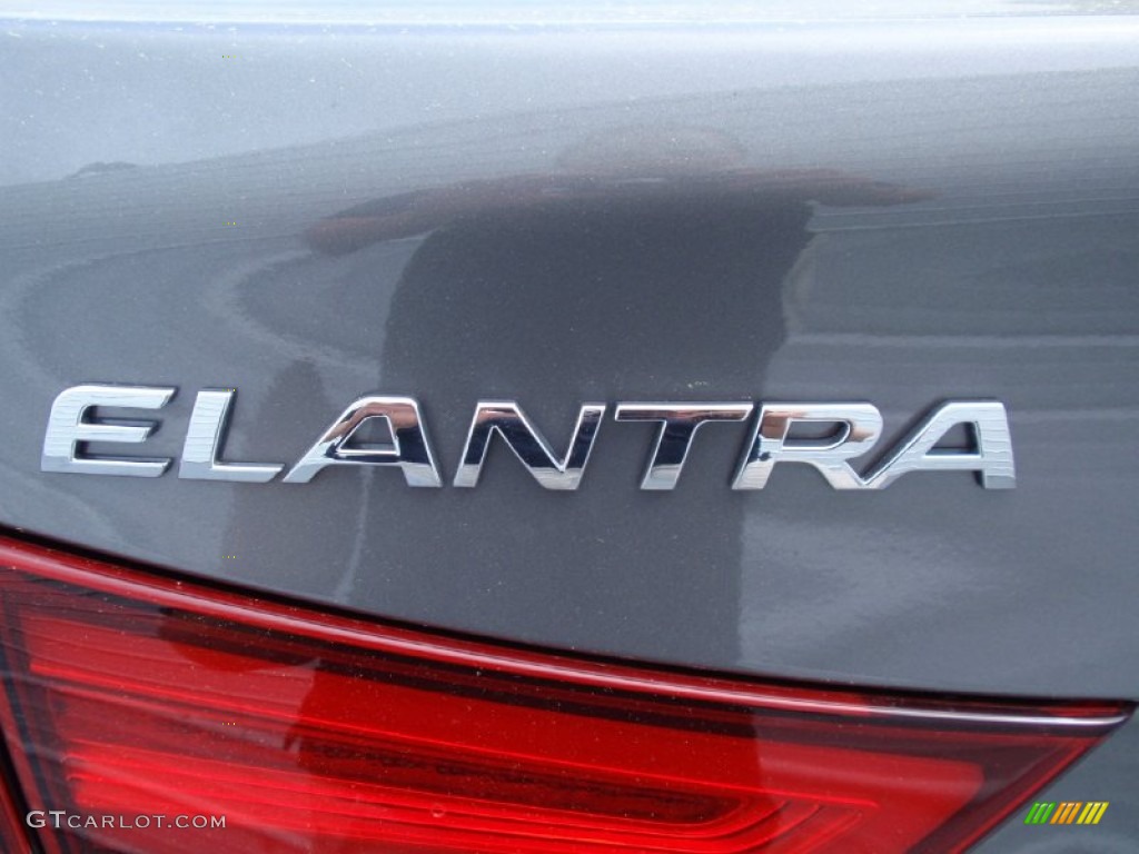 2014 Elantra Limited Sedan - Gray / Gray photo #14