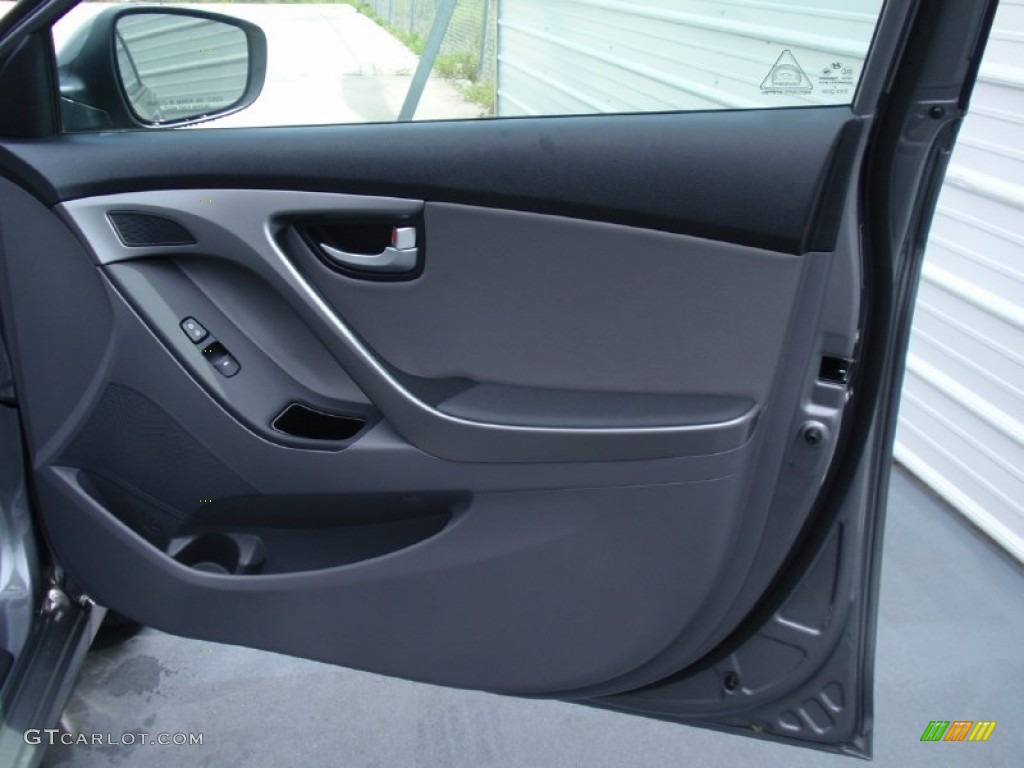 2014 Elantra Limited Sedan - Gray / Gray photo #17
