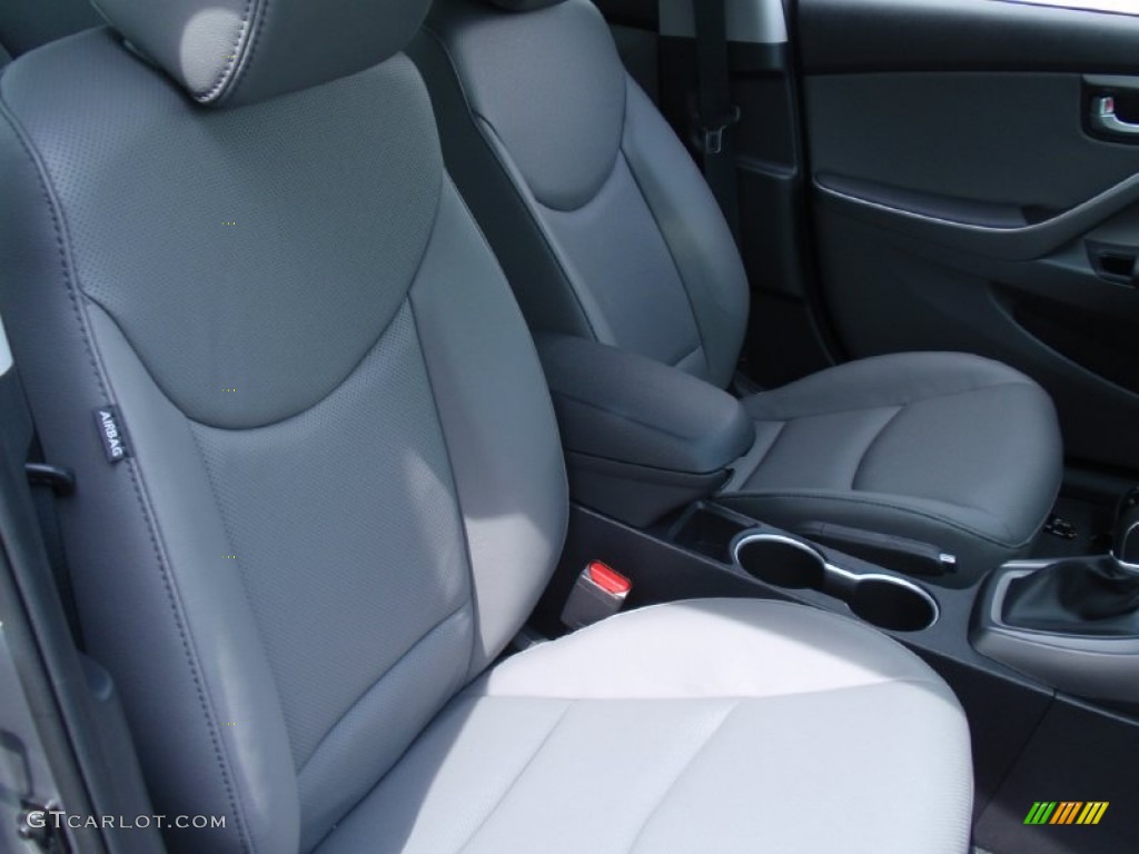 2014 Elantra Limited Sedan - Gray / Gray photo #19