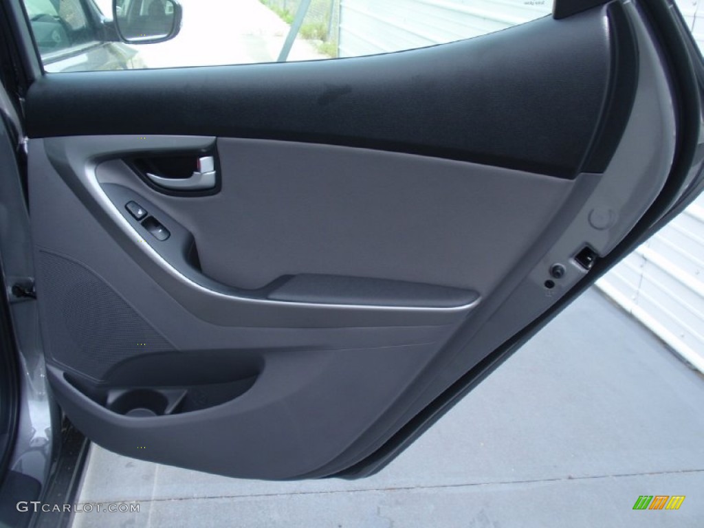 2014 Elantra Limited Sedan - Gray / Gray photo #20