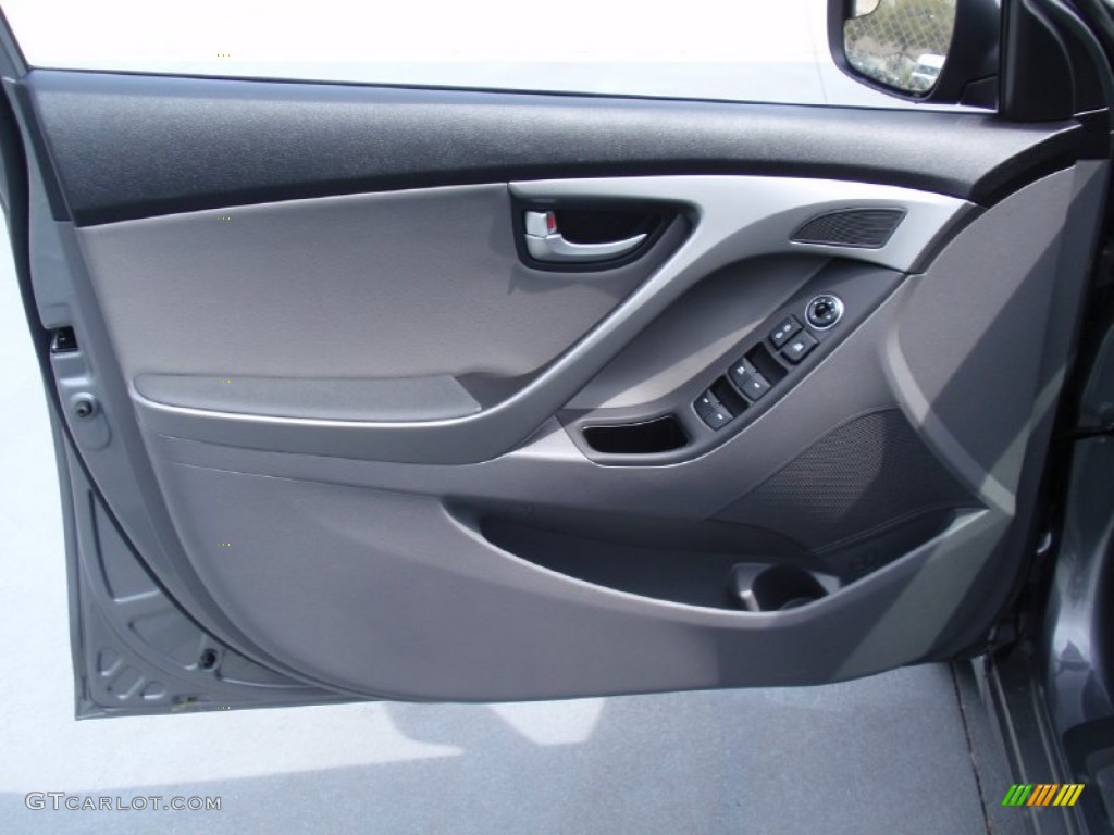 2014 Elantra Limited Sedan - Gray / Gray photo #23