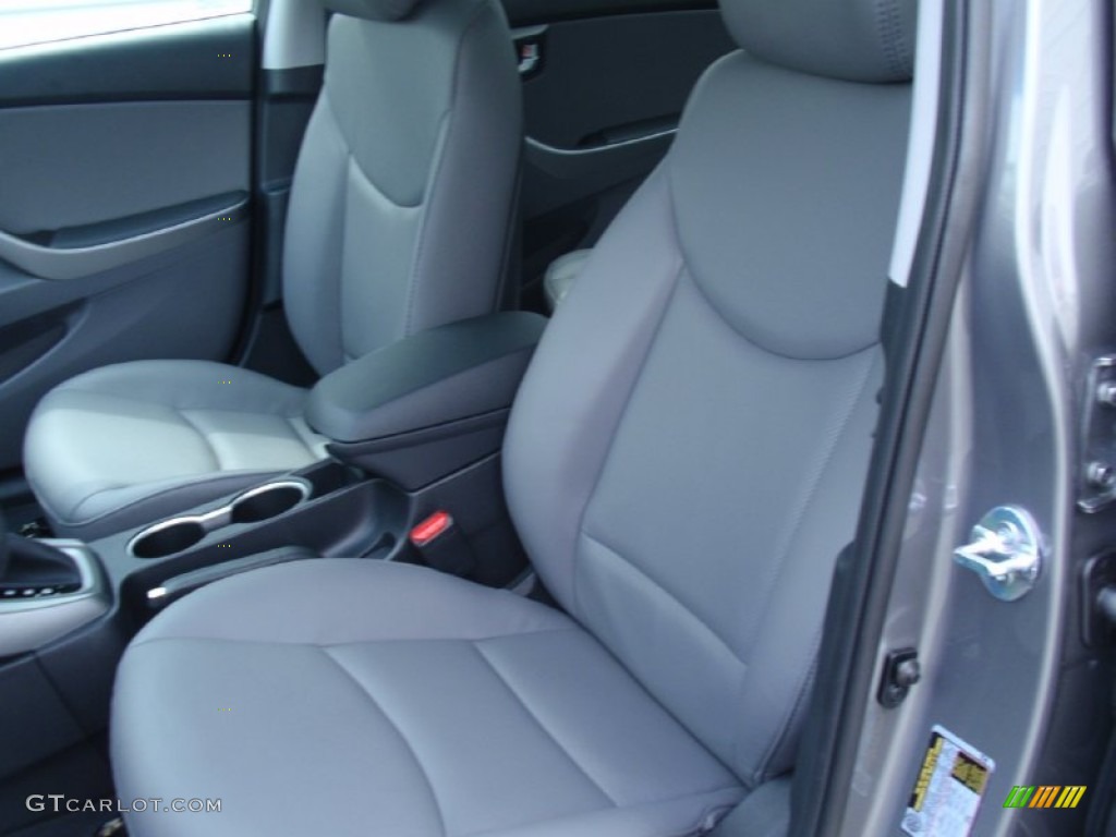 2014 Elantra Limited Sedan - Gray / Gray photo #26