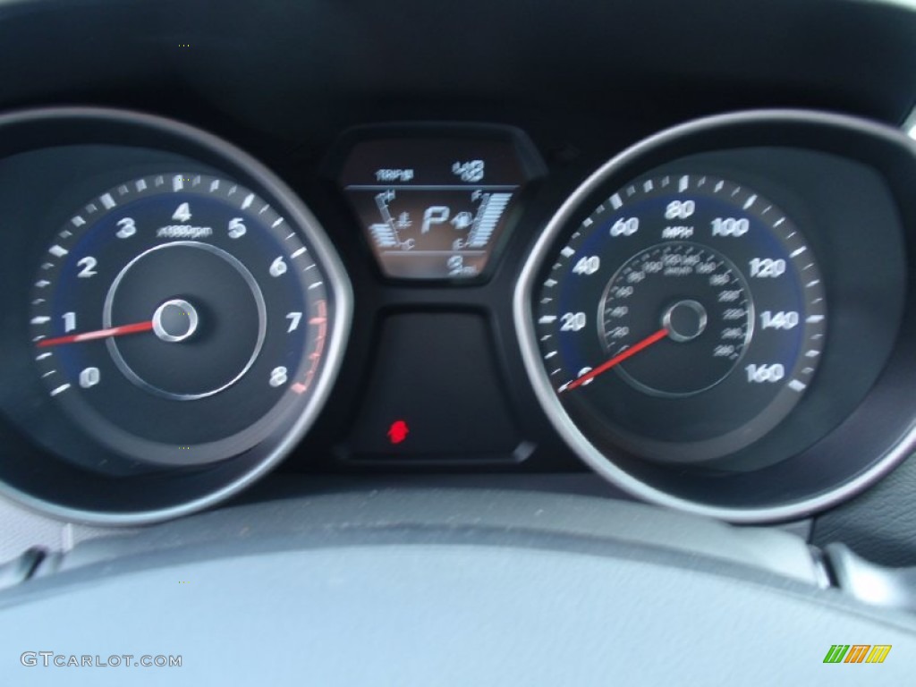 2014 Elantra Limited Sedan - Gray / Gray photo #31