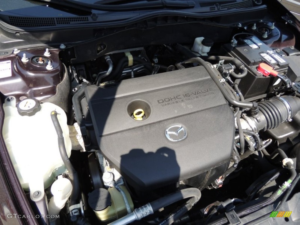 2010 MAZDA6 i Touring Sedan - Black Cherry Metallic / Beige photo #17