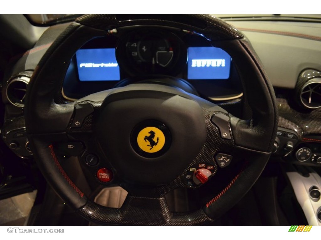2013 Ferrari F12berlinetta Standard F12berlinetta Model Charcoal Steering Wheel Photo #92136122