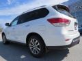 2014 Moonlight White Nissan Pathfinder SV  photo #3