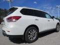 2014 Moonlight White Nissan Pathfinder SV  photo #5