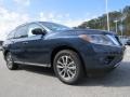 2014 Arctic Blue Metallic Nissan Pathfinder SV  photo #7