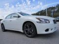 2014 Pearl White Nissan Maxima 3.5 SV  photo #7