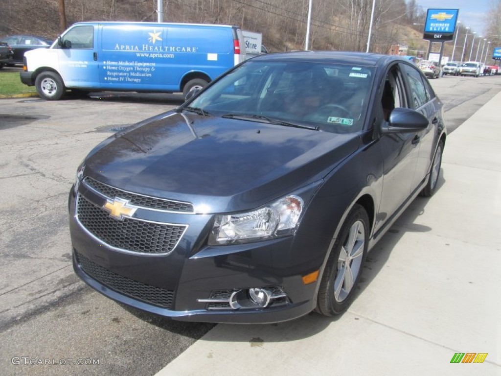 2014 Cruze LT - Blue Ray Metallic / Jet Black/Brick photo #7