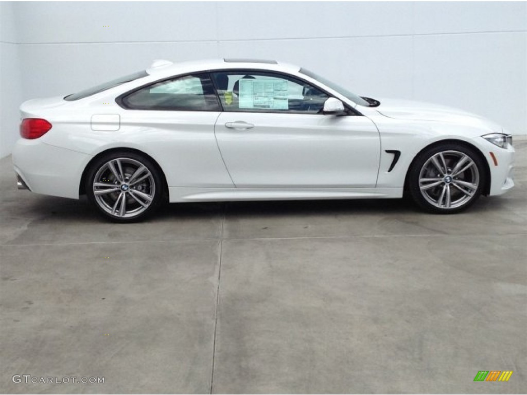 Alpine White 2014 BMW 4 Series 435i Coupe Exterior Photo #92139280