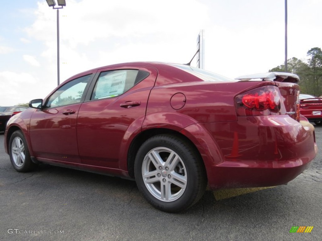 2014 Avenger SE - Deep Cherry Red Crystal Pearl / Black photo #5