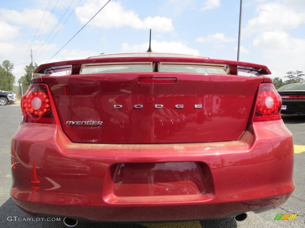 2014 Avenger SE - Deep Cherry Red Crystal Pearl / Black photo #6