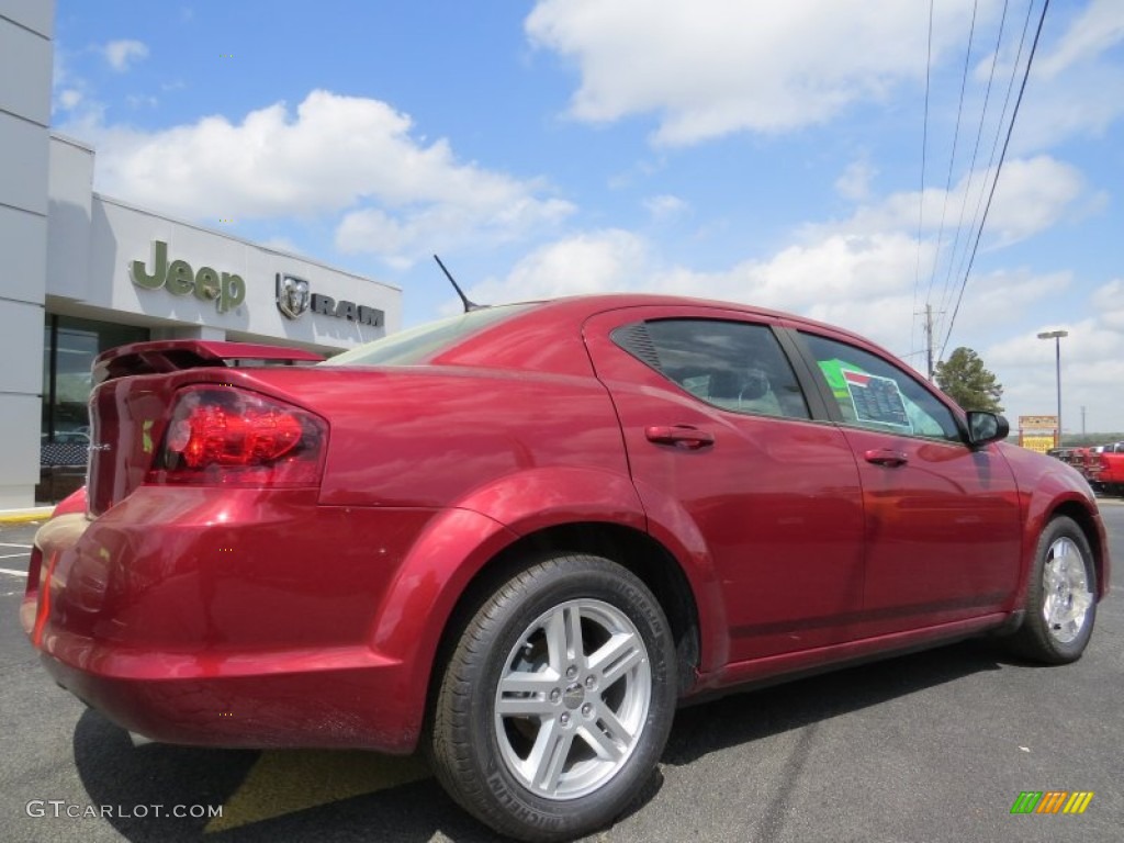 2014 Avenger SE - Deep Cherry Red Crystal Pearl / Black photo #7