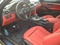  2014 4 Series 435i Coupe Coral Red Interior