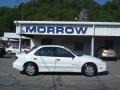 Arctic White 2002 Pontiac Sunfire SE Sedan