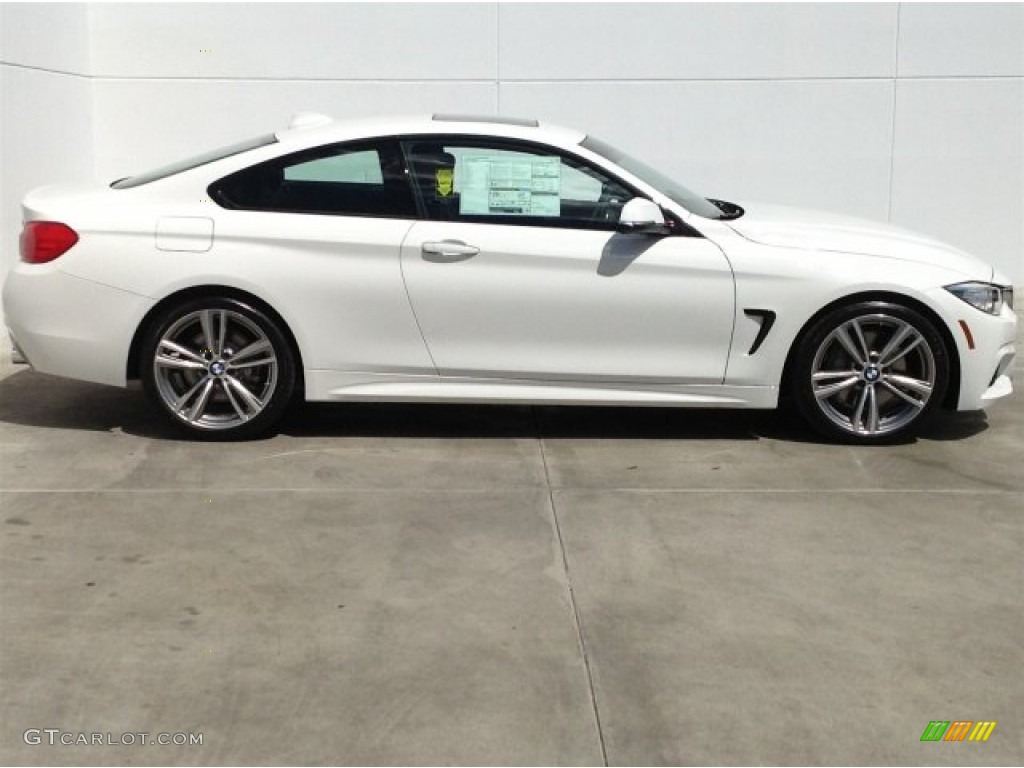 Alpine White 2014 BMW 4 Series 435i Coupe Exterior Photo #92139682