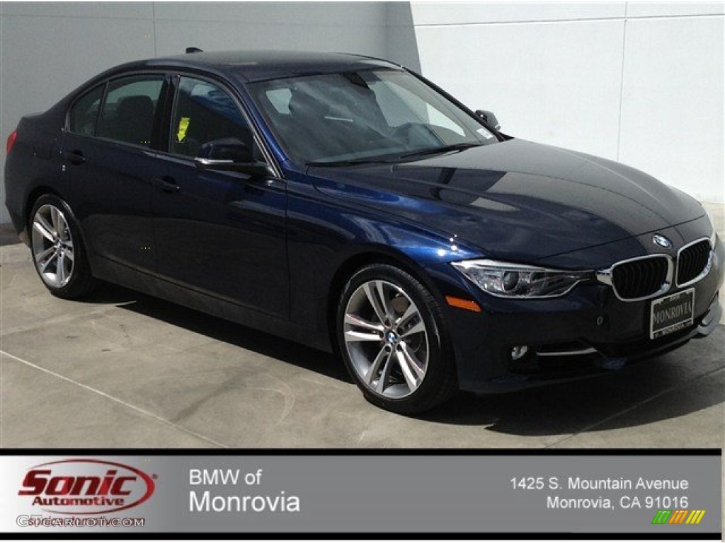 2014 3 Series 328i Sedan - Imperial Blue Metallic / Black photo #1