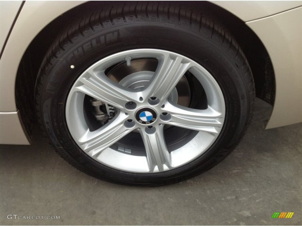 2014 3 Series 328i Sedan - Orion Silver Metallic / Black photo #4