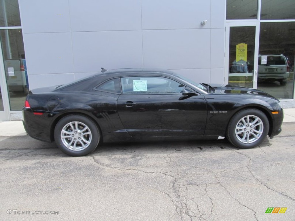 2014 Camaro LS Coupe - Black / Black photo #2