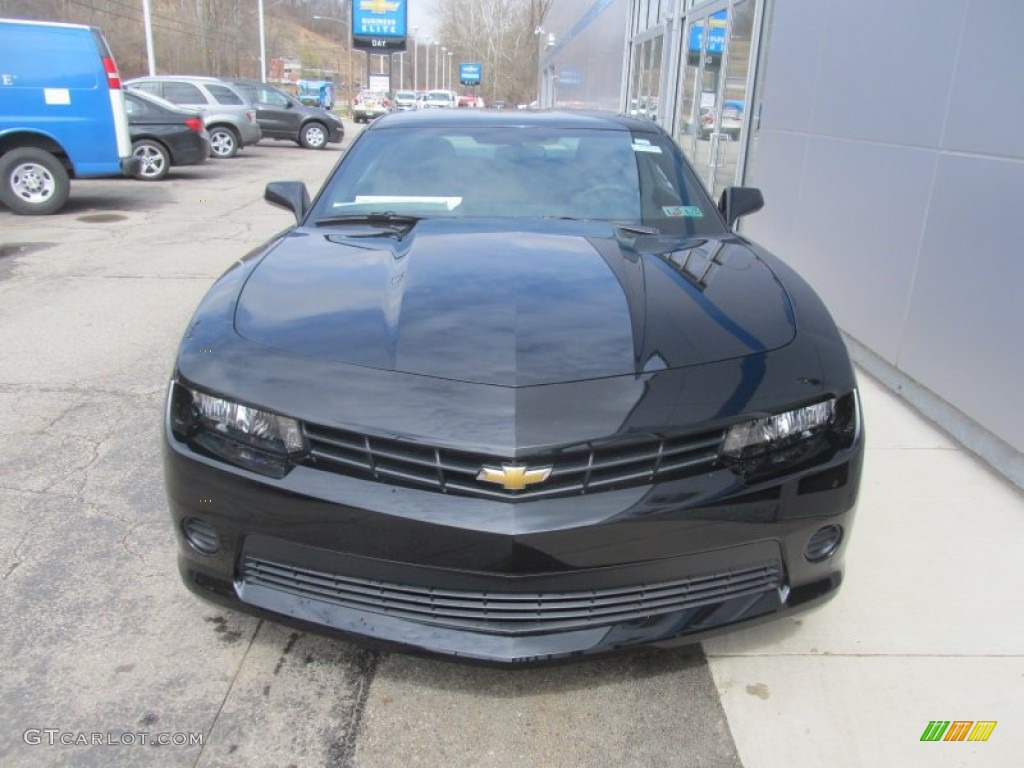 2014 Camaro LS Coupe - Black / Black photo #9