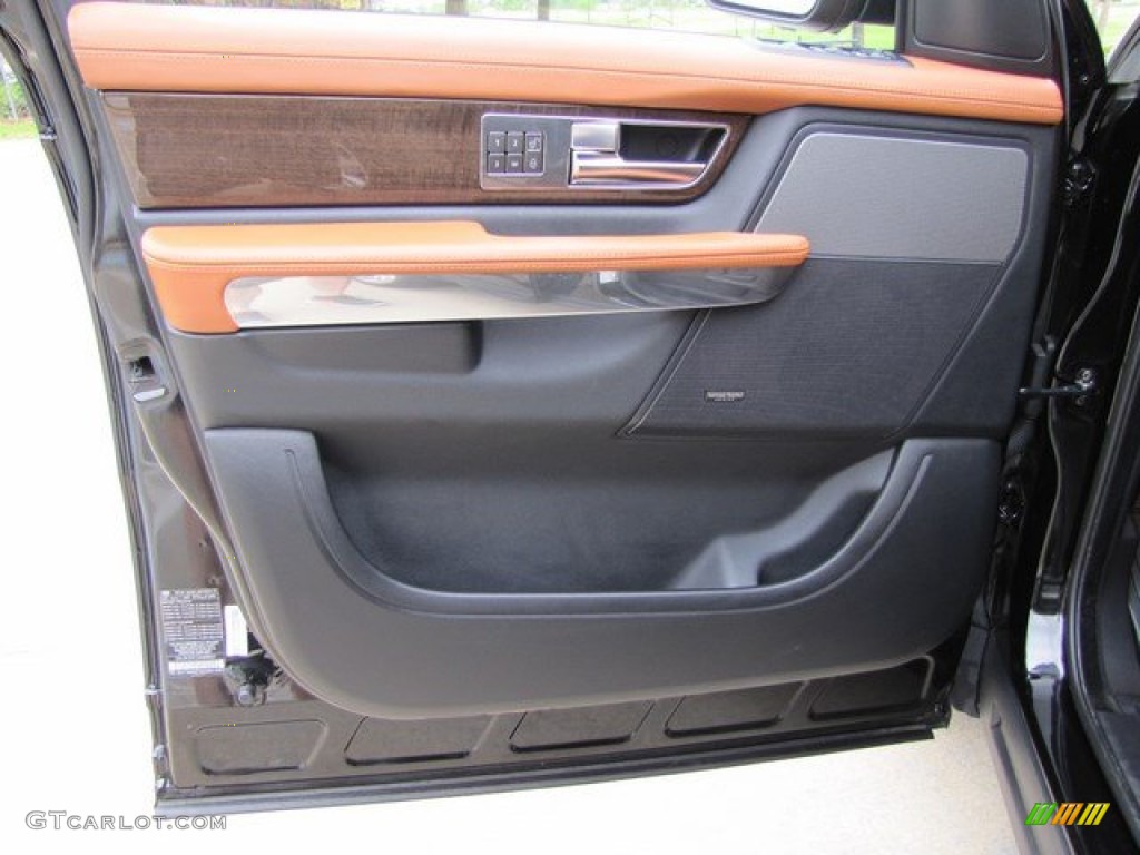 2013 Land Rover Range Rover Sport HSE Tan Door Panel Photo #92143060