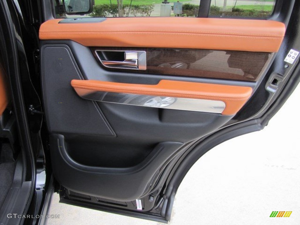 2013 Land Rover Range Rover Sport HSE Tan Door Panel Photo #92143153