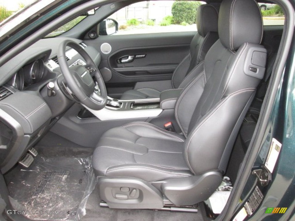 Ebony Interior 2014 Land Rover Range Rover Evoque Coupe Dynamic Photo #92143705