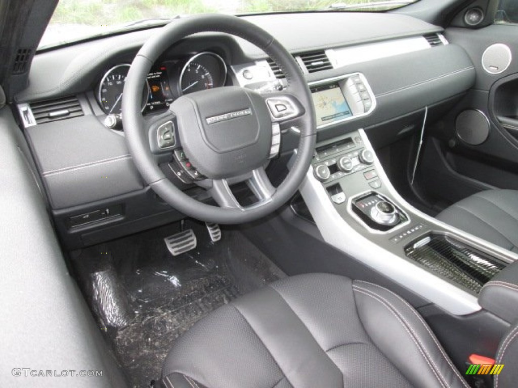 Ebony Interior 2014 Land Rover Range Rover Evoque Coupe Dynamic Photo #92143753