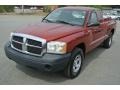 2007 Inferno Red Crystal Pearl Dodge Dakota ST Club Cab  photo #2