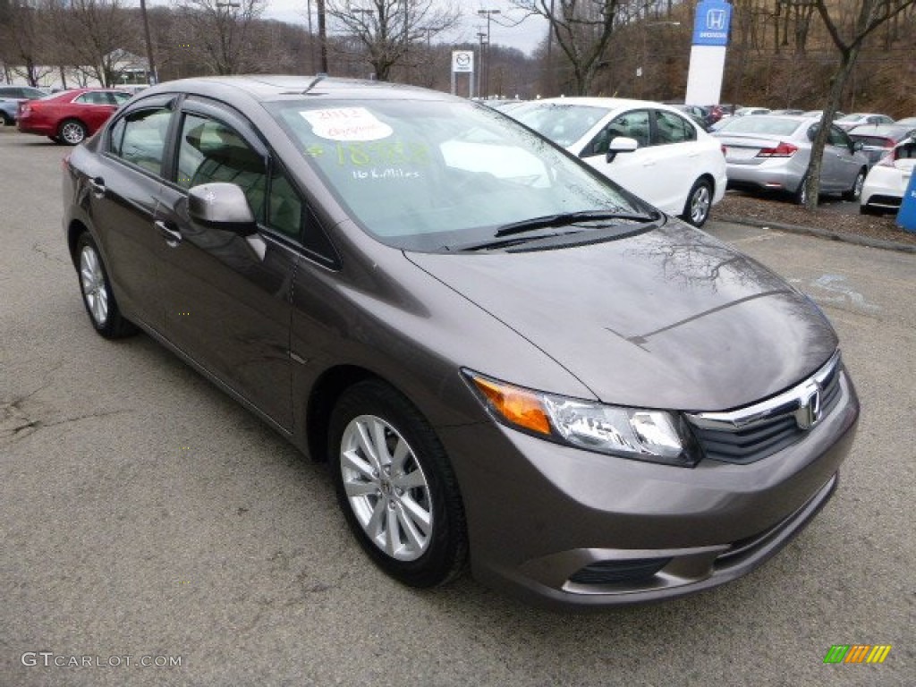 Urban Titanium Metallic 2012 Honda Civic EX-L Sedan Exterior Photo #92148454