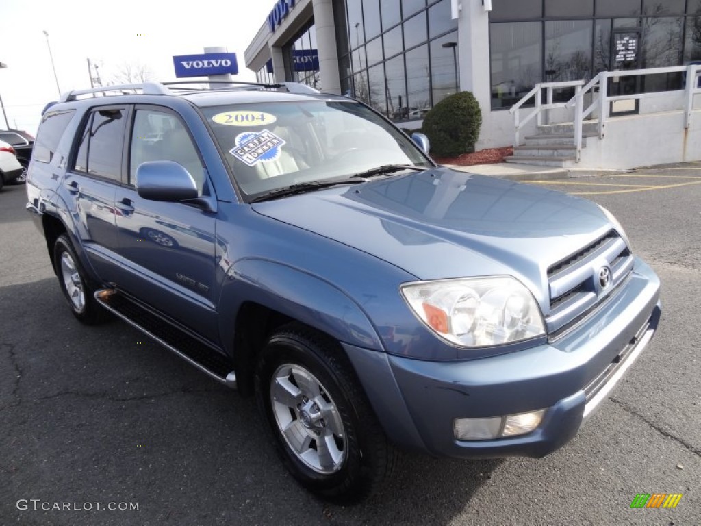 2004 4Runner Limited 4x4 - Pacific Blue Metallic / Taupe photo #1