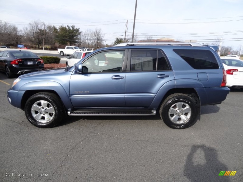 2004 4Runner Limited 4x4 - Pacific Blue Metallic / Taupe photo #6