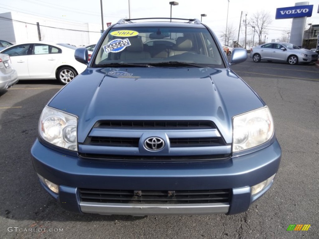 2004 4Runner Limited 4x4 - Pacific Blue Metallic / Taupe photo #9