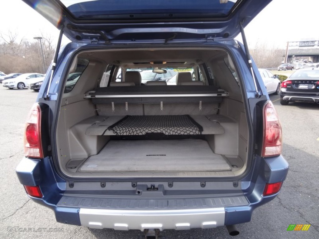 2004 4Runner Limited 4x4 - Pacific Blue Metallic / Taupe photo #17