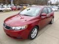 2011 Spicy Red Kia Forte EX 5 Door  photo #6