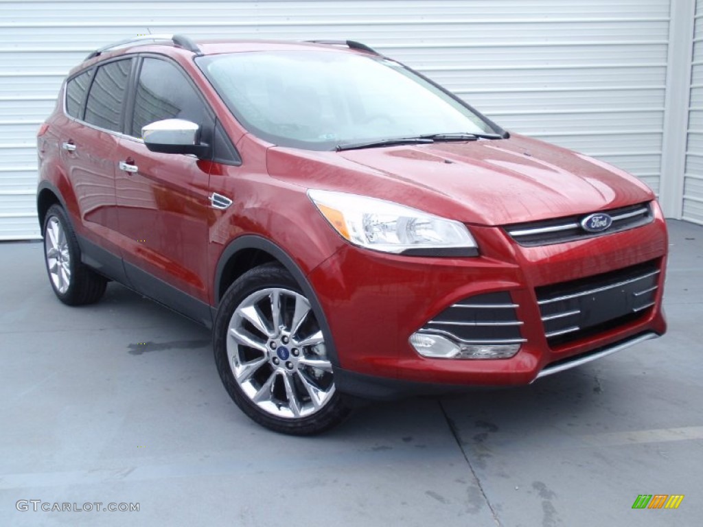 2014 Escape SE 1.6L EcoBoost - Ruby Red / Charcoal Black photo #1