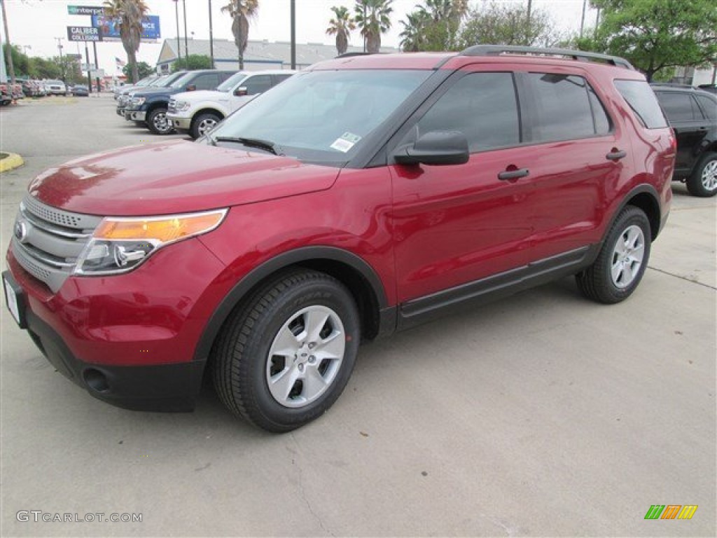 Ruby Red Ford Explorer