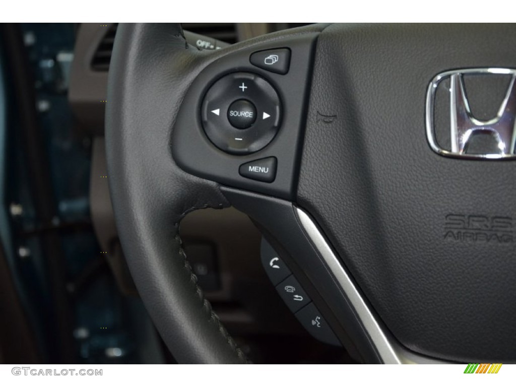 2014 CR-V EX-L - Mountain Air Metallic / Beige photo #18