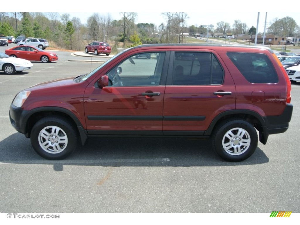 2003 CR-V EX 4WD - Chianti Red Pearl / Saddle photo #3