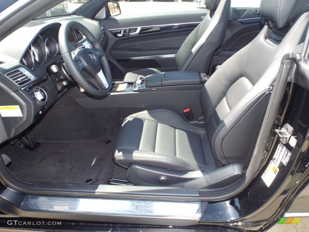 2014 E 350 Cabriolet - Black / Black photo #5