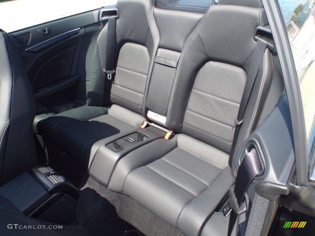 2014 E 350 Cabriolet - Black / Black photo #6