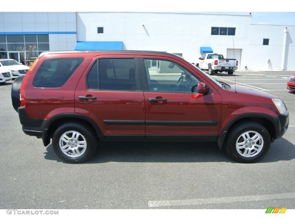 2003 CR-V EX 4WD - Chianti Red Pearl / Saddle photo #6