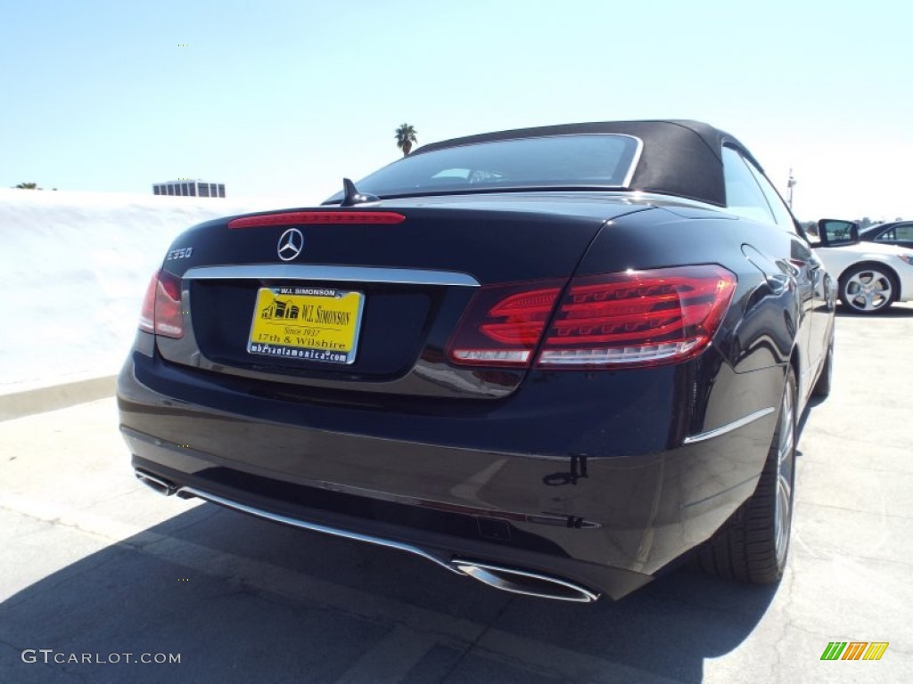 2014 E 350 Cabriolet - Black / Black photo #8