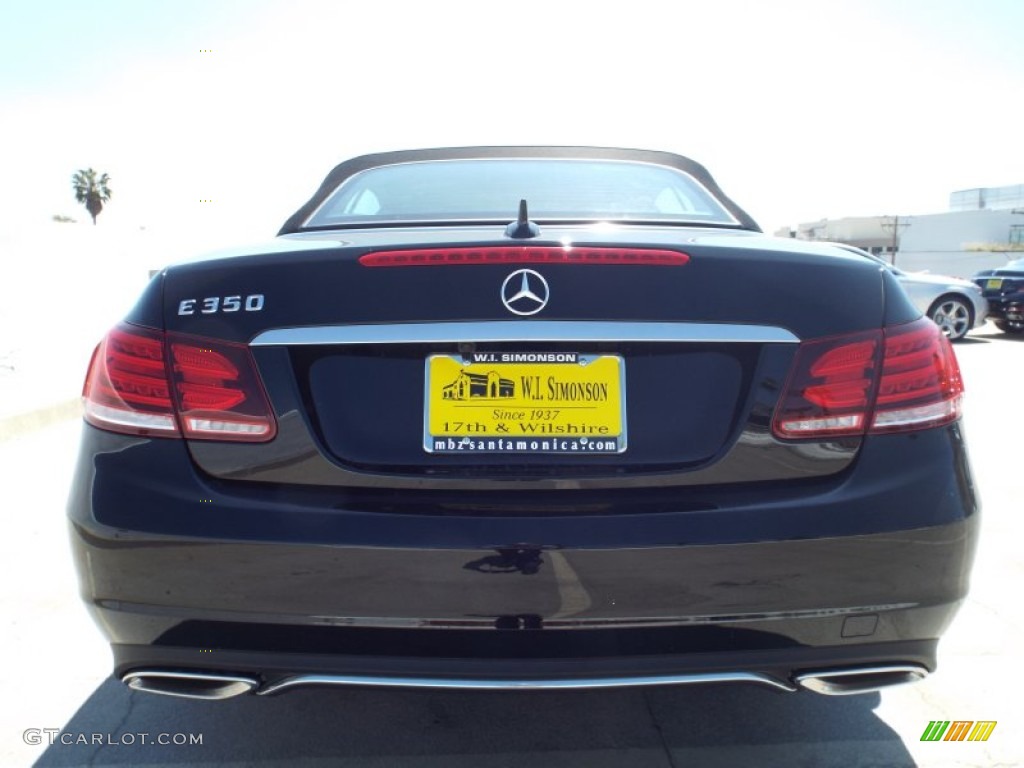 2014 E 350 Cabriolet - Black / Black photo #9
