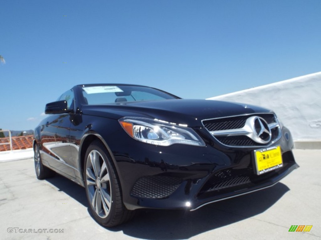 2014 E 350 Cabriolet - Black / Black photo #11