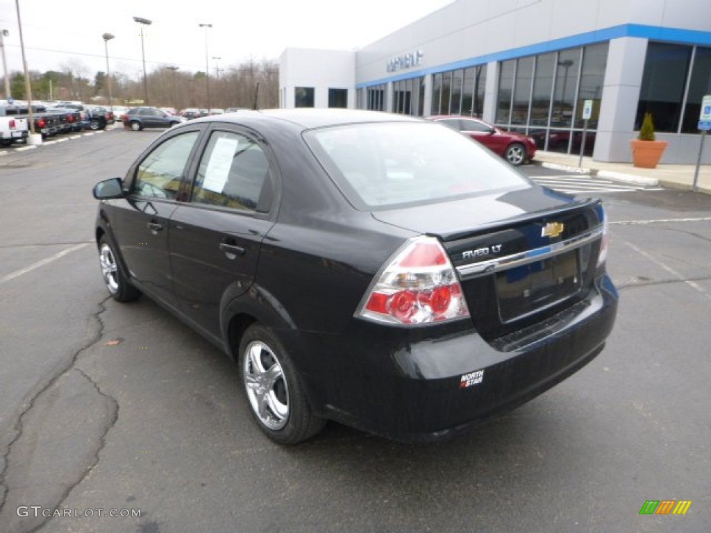 2010 Aveo LT Sedan - Black Granite / Charcoal photo #3